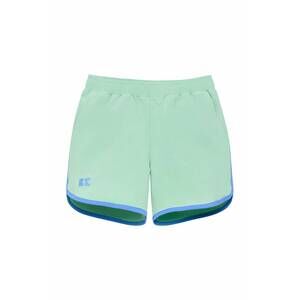 NEW COURTSIDE KIDS kids' retro super short with piping in palm green